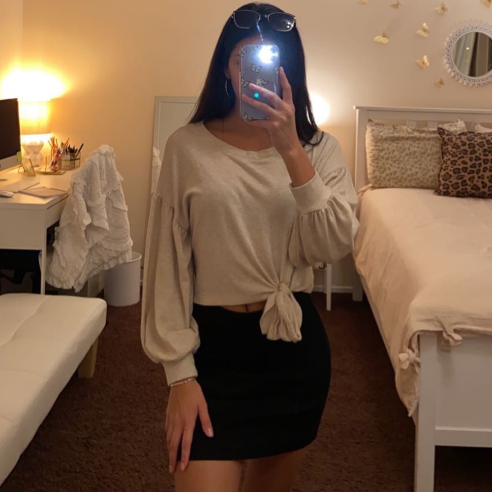 Soft cream colored top